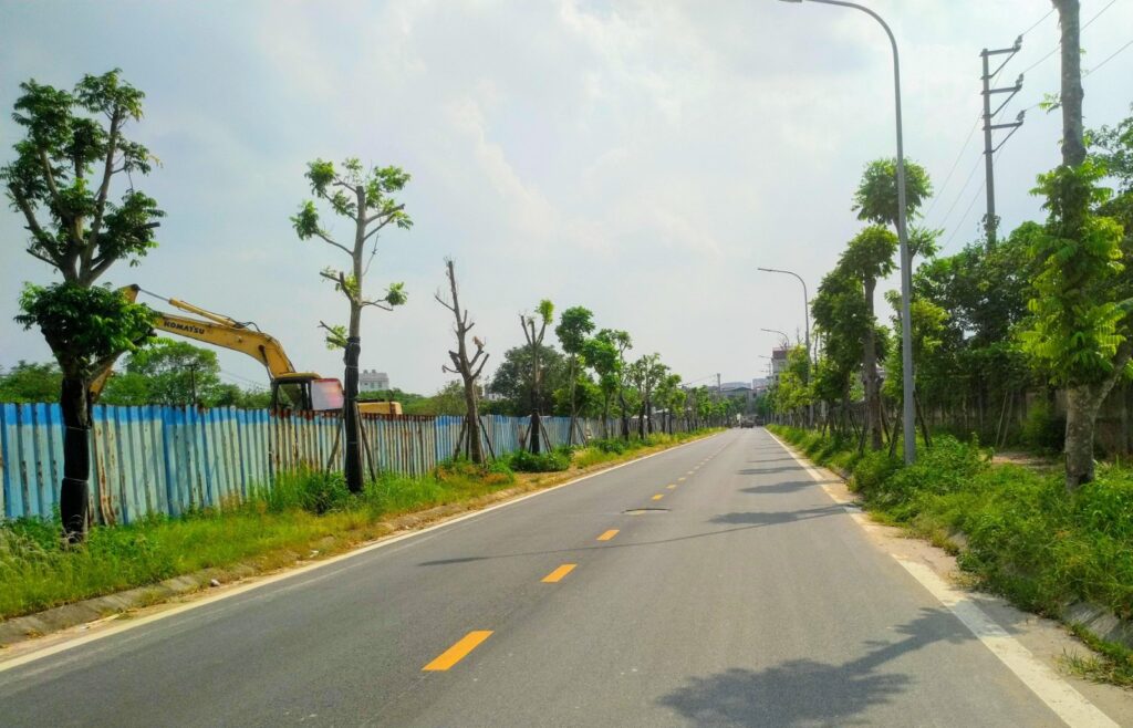 Một con đường ở phường Phúc Lợi, quận Long Biên